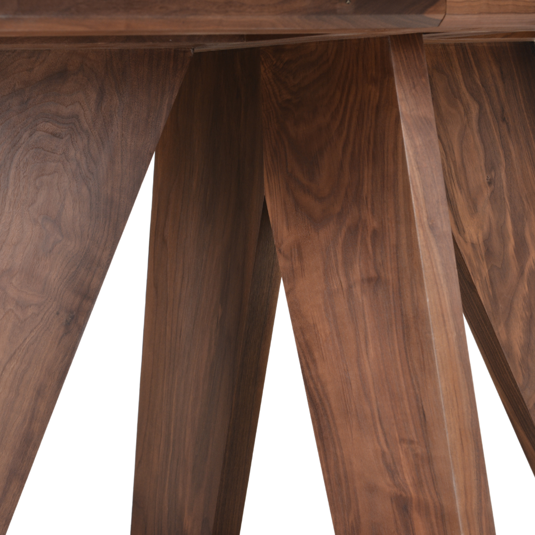 Pacific Dining Table 6 Seater | Walnut, Natural