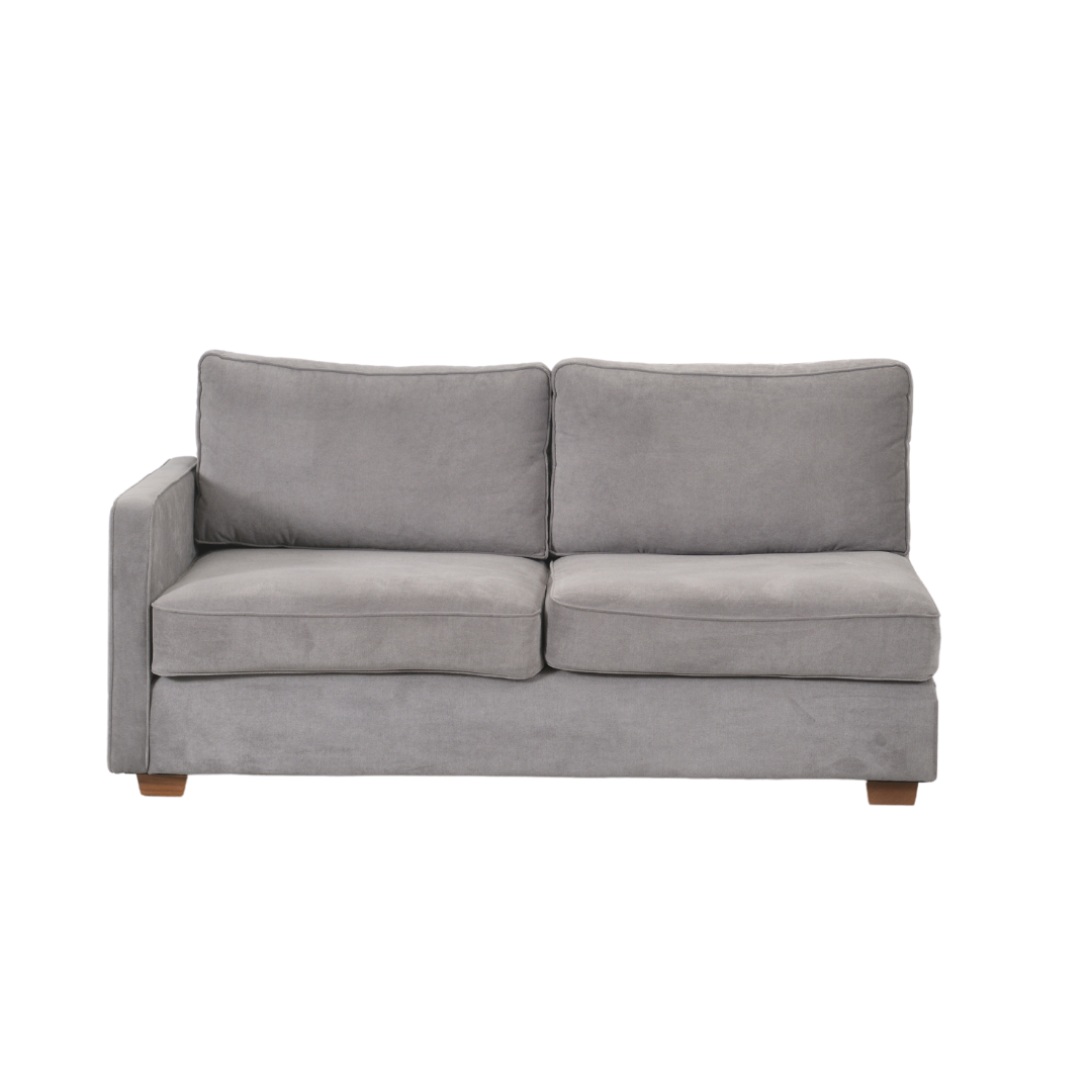 Marquis 2 Seater Sofa with Left armrest | Ash, Honey