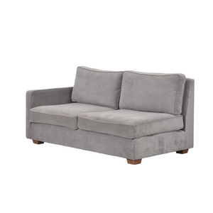 Marquis 2 Seater Sofa with Left armrest | Ash, Honey