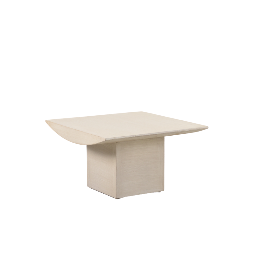 Chanterelle Side Table | Mahogany, Antique White