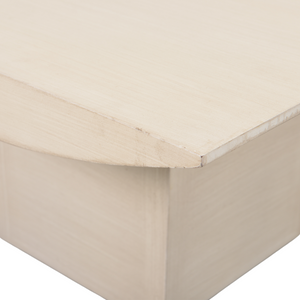 Chanterelle Side Table | Mahogany, Antique White
