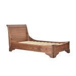 Load image into Gallery viewer, Sleigh Single Bed | Walnut, Natural
