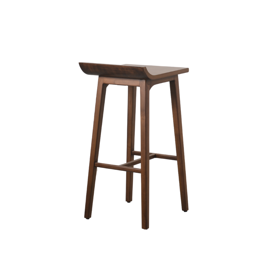 Stockholm Bar Stool - High | Linden, Espresso