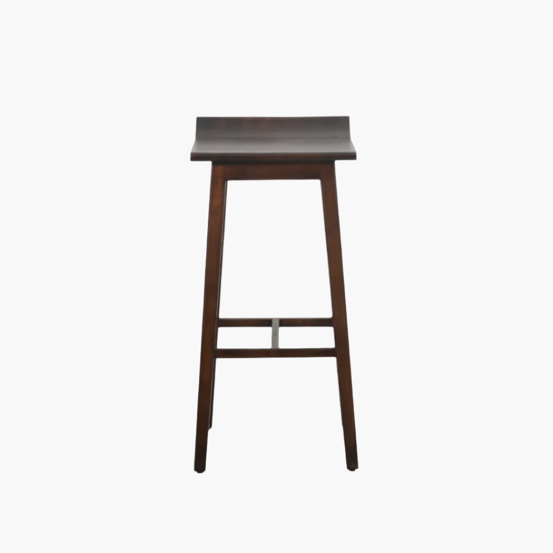 Stockholm Bar Stool High | Mahogany Tobacco