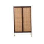 Load image into Gallery viewer, Maxwell Armoire Cabinet - with 1 Shelf and 1 Hanger Rod (Matting) | Mahogany, Tobacco
