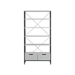 Load image into Gallery viewer, Sutter Wall Shelf with Drawer | Ash, Ceruse Grey
