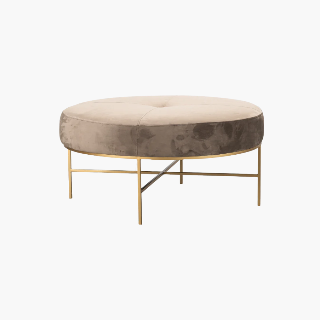 Luna Round Ottoman