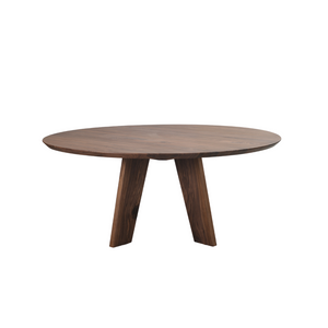 Pacific Round Dining Table 8 Seater - Proto | Walnut, Natural