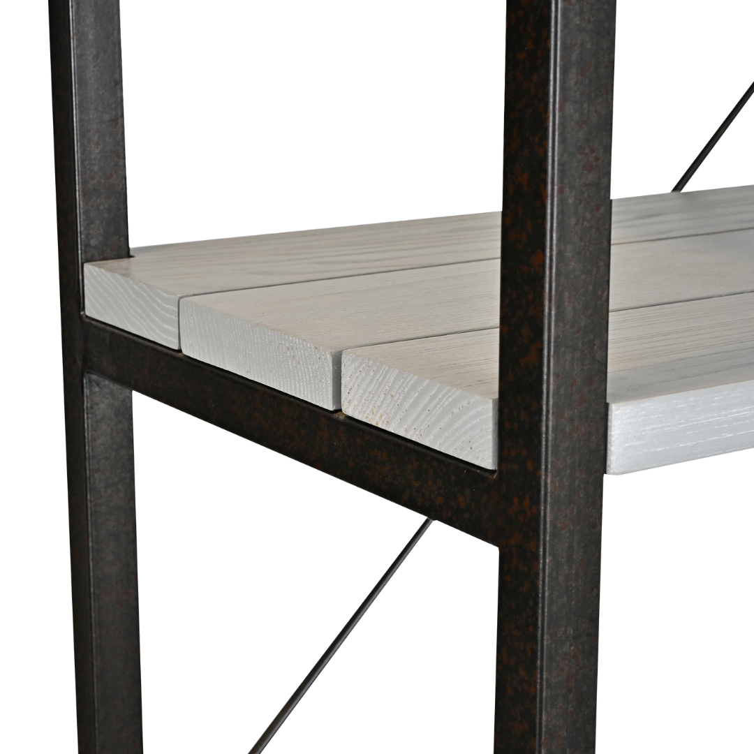 Sutter Wall Shelf with Drawer | Ash, Ceruse Grey