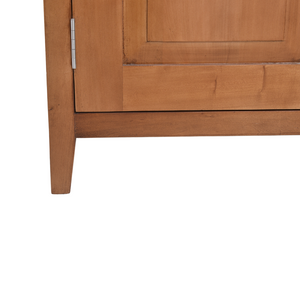 Traditional Armoire Cabinet - with 4 Drawers | Linden, Honey