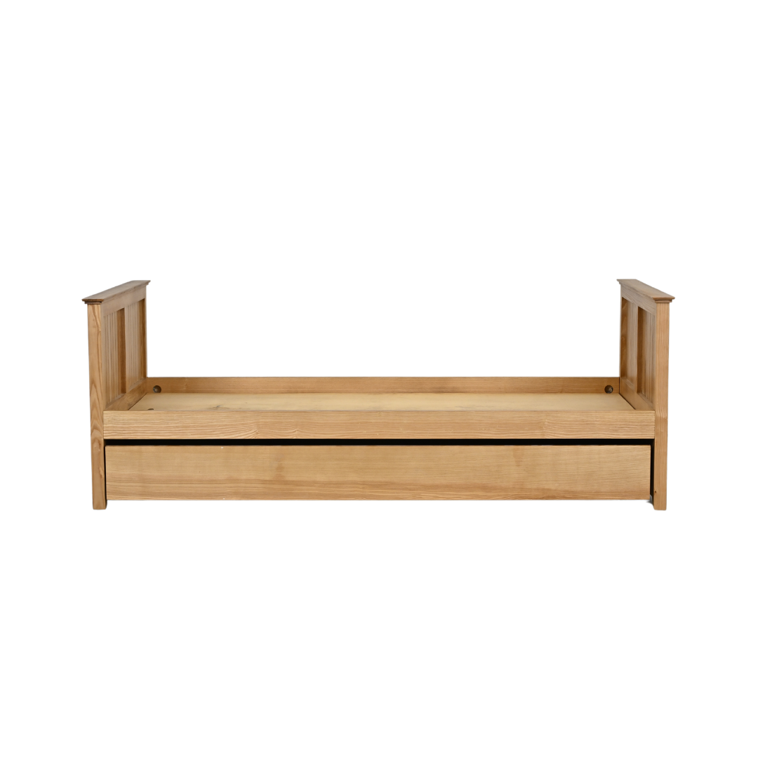 Lombard Day Bed with Trundle | Ash, Natural