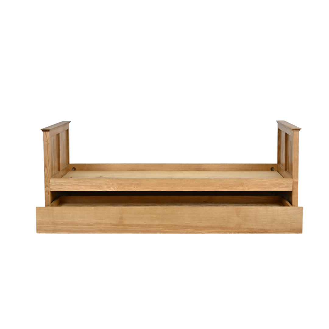 Lombard Day Bed with Trundle | Ash, Natural