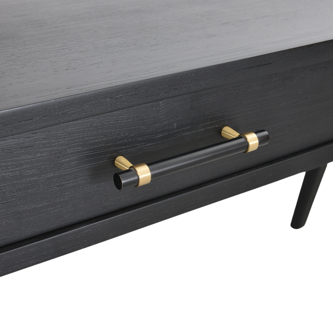 Copen Desk | Mahogany, Charcoal