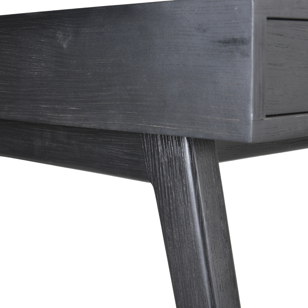Copen Desk | Mahogany, Charcoal