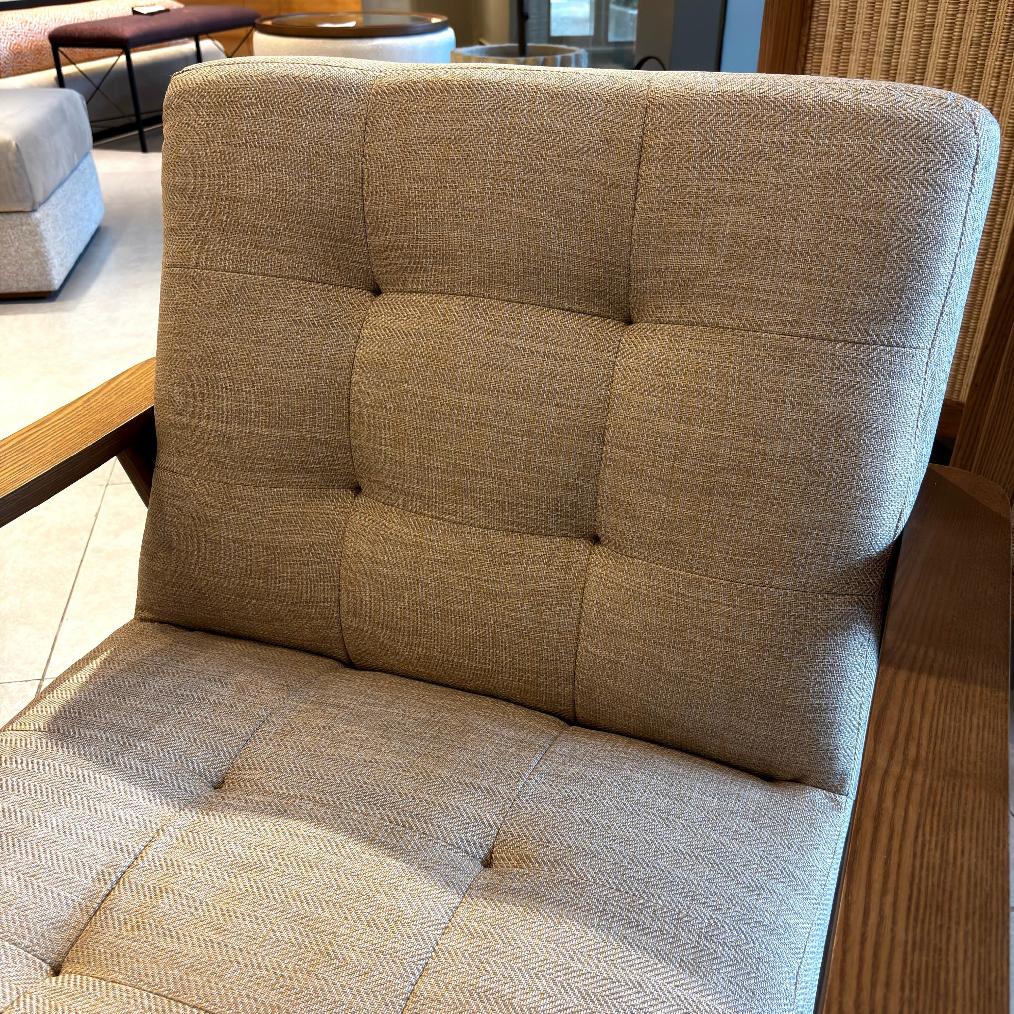 Agatha Armchair | Ash Honey | Cafe Frappe Sunshine