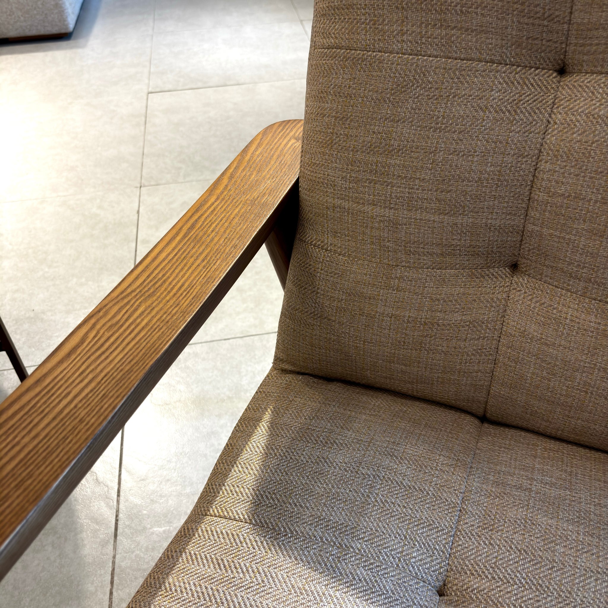 Agatha Armchair | Ash Honey | Cafe Frappe Sunshine