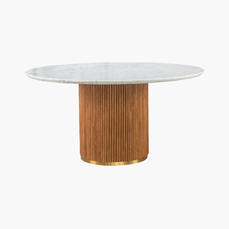 Alva Dining Table with Stone Top