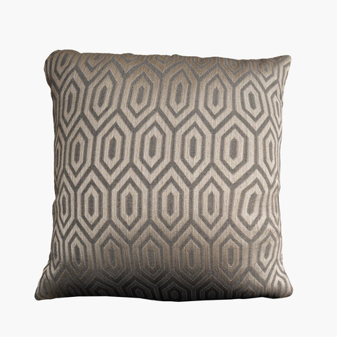 Pillow Case | Brown Hex Pattern