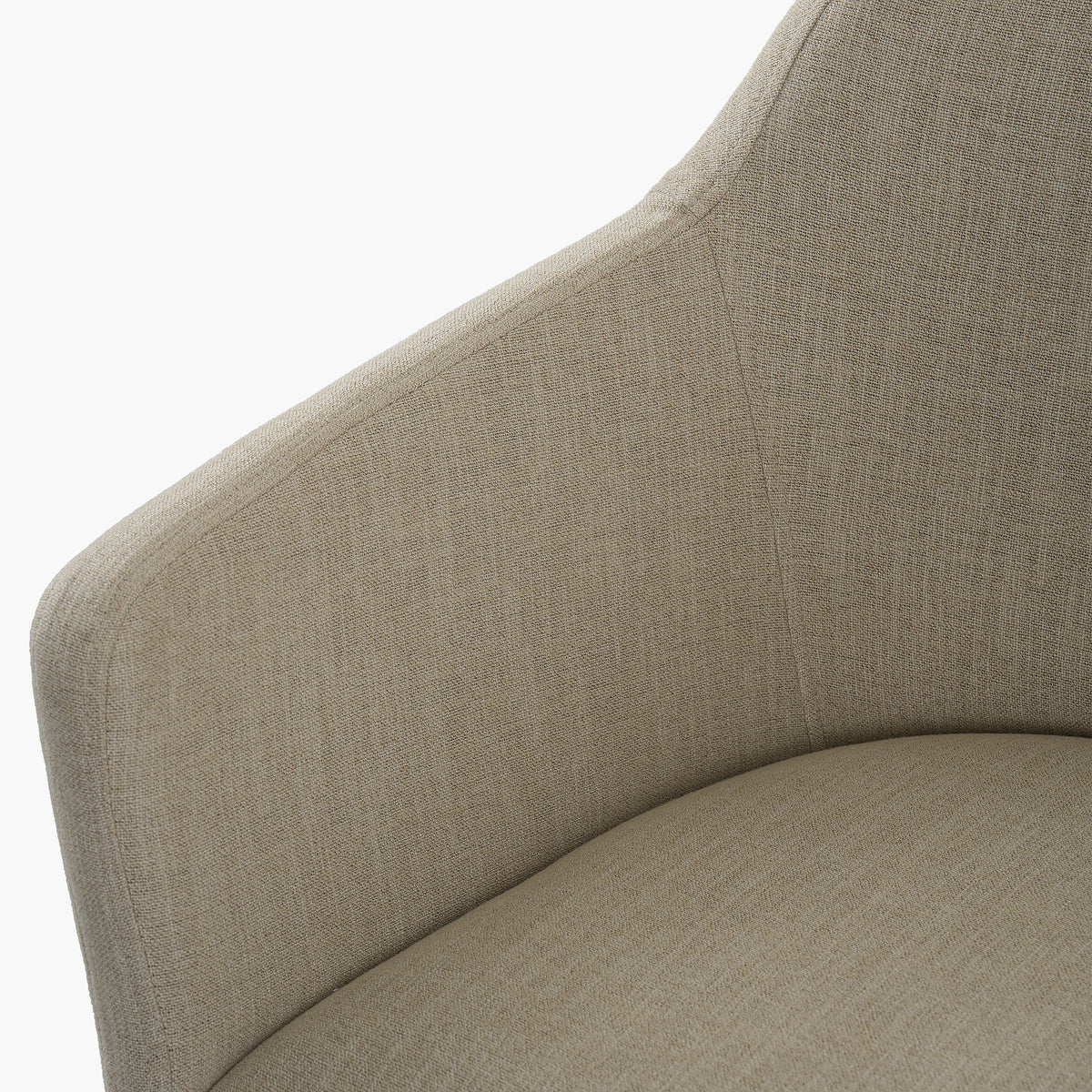 Rizal Dining Chair With Slip Cover | Casual Whisper & Paris Elephant