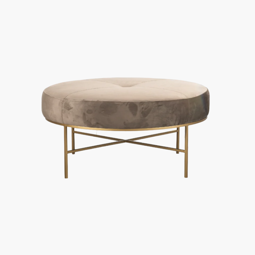 Luna Round Ottoman