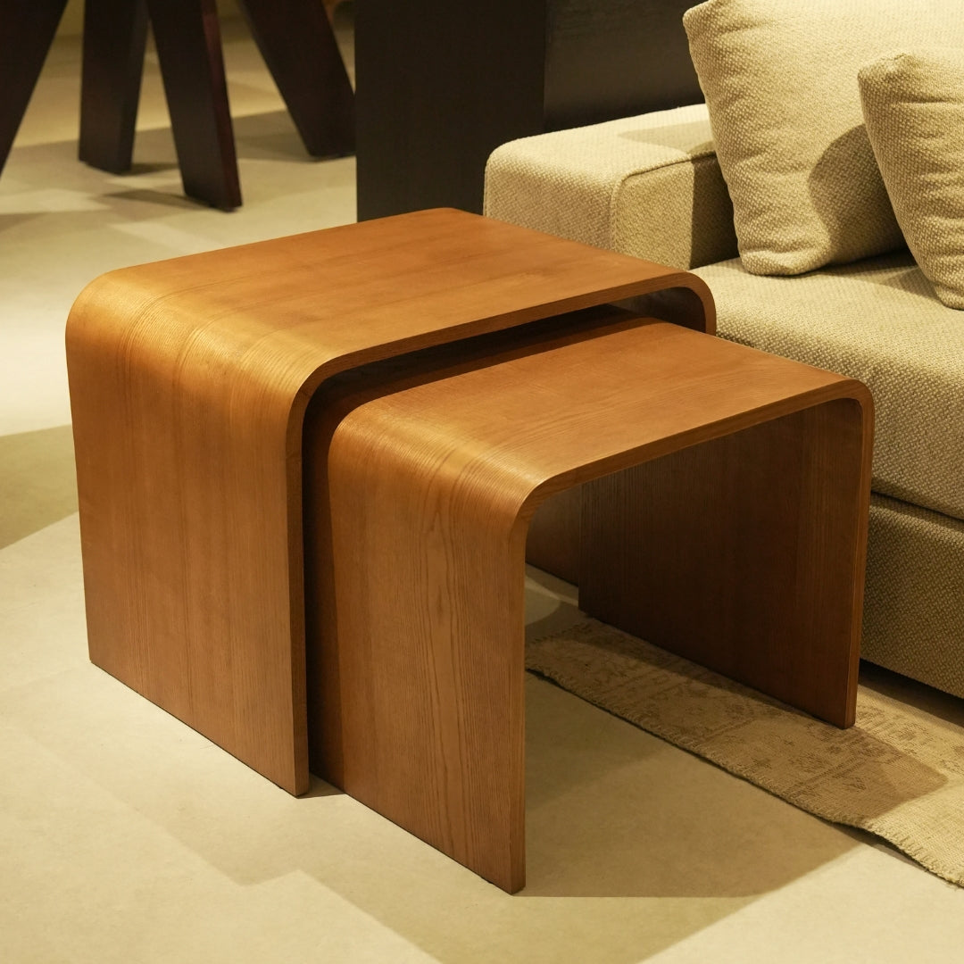 Mod Nesting Side Table Low | Ash Honey