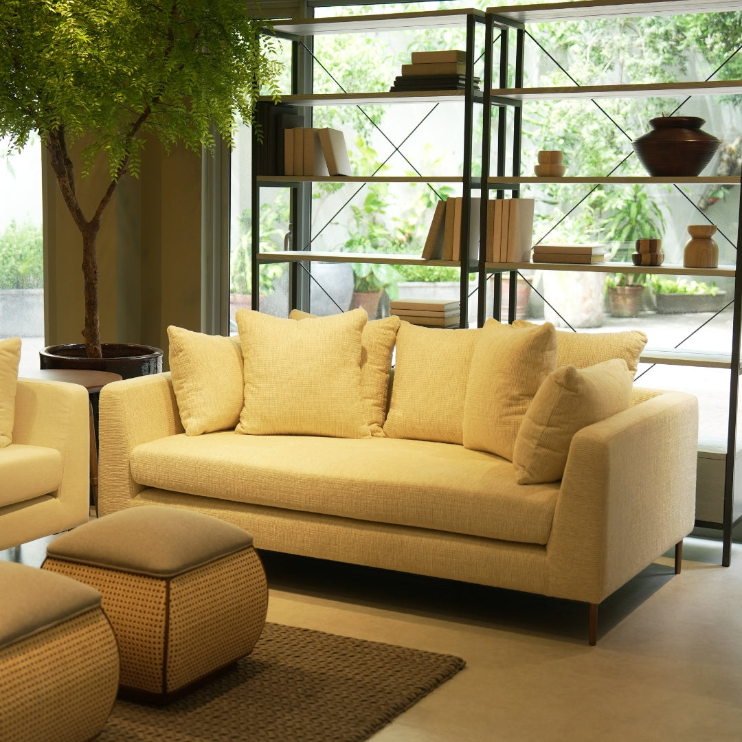 Pacific 2 Seater Sofa with Arms | Cosmopolitan Baltimore Beige
