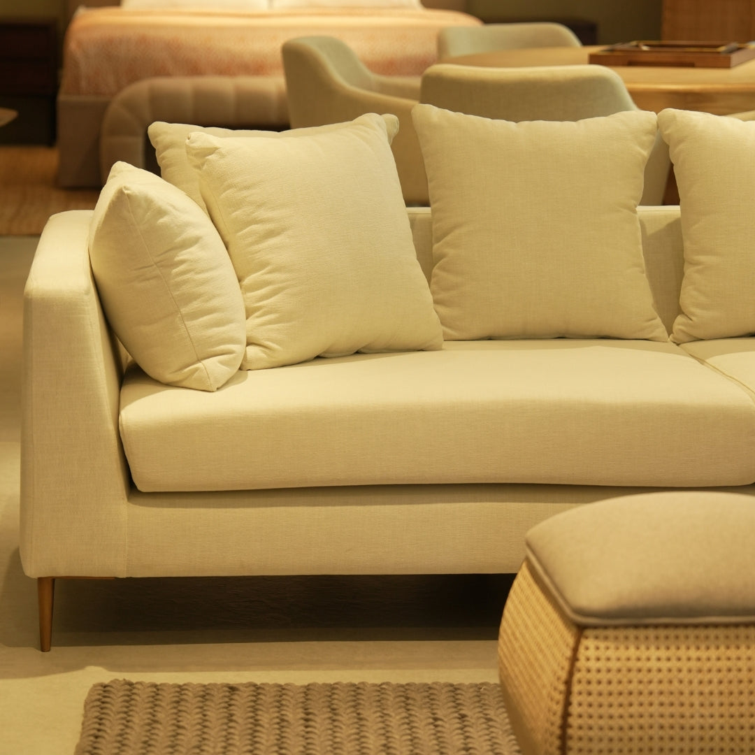 Pacific 3 Seater Sofa wiith Arms | Casual Ivory
