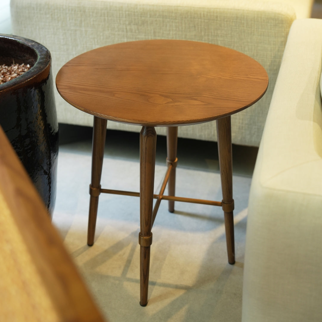 Pacific Round Side Table | Ash Espresso