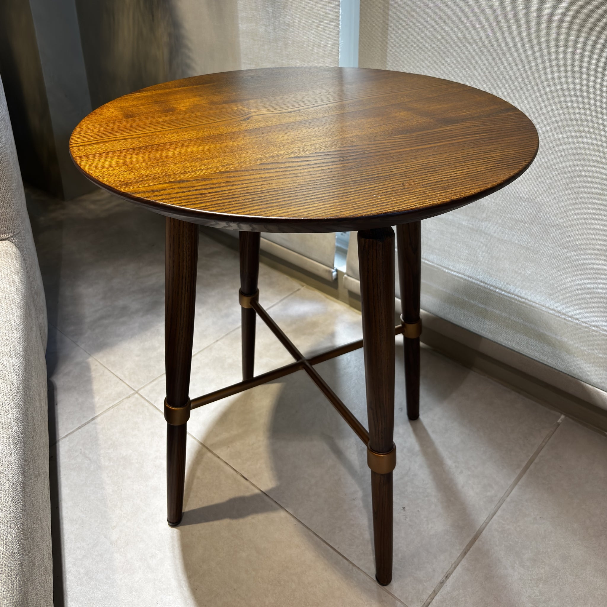 Pacific Round Side Table | Ash Espresso