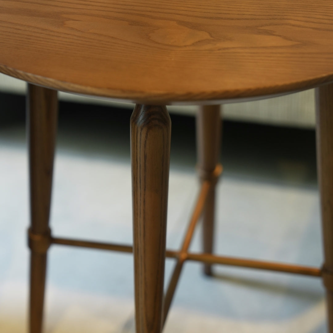 Pacific Round Side Table | Ash Espresso