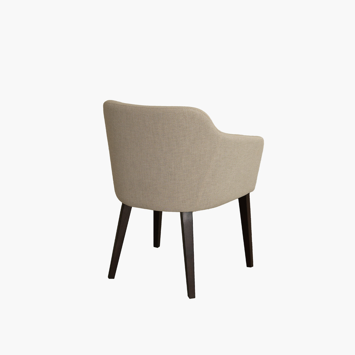 Rizal Dining Chair With Slip Cover | Casual Desert, Mahogany Tobacco