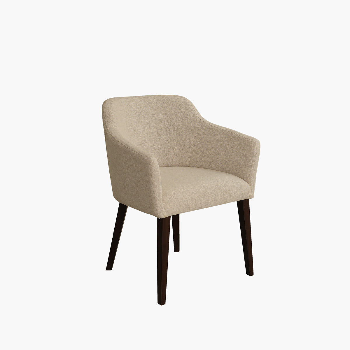 Rizal Dining Chair With Slip Cover | Casual Desert, Mahogany Tobacco