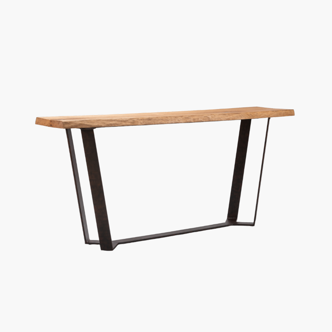 Zalez Live Edge Console Table