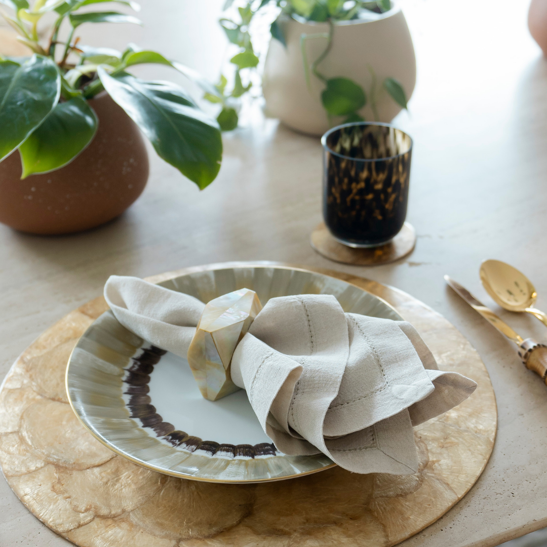 Napkin Ring in Mother Of Pearl