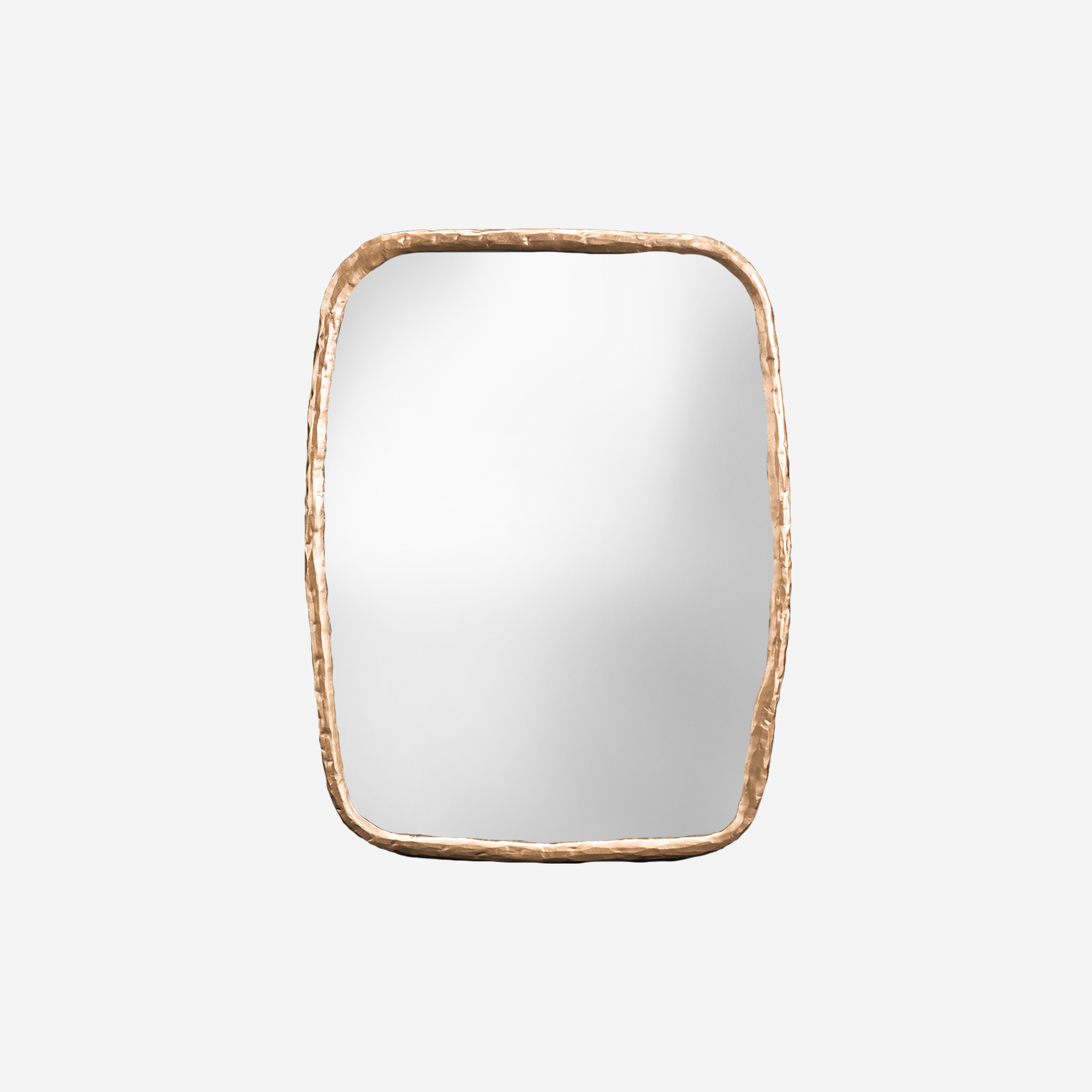 Forged Metal Mirror in Antique Brass Finish – Philux Inc.