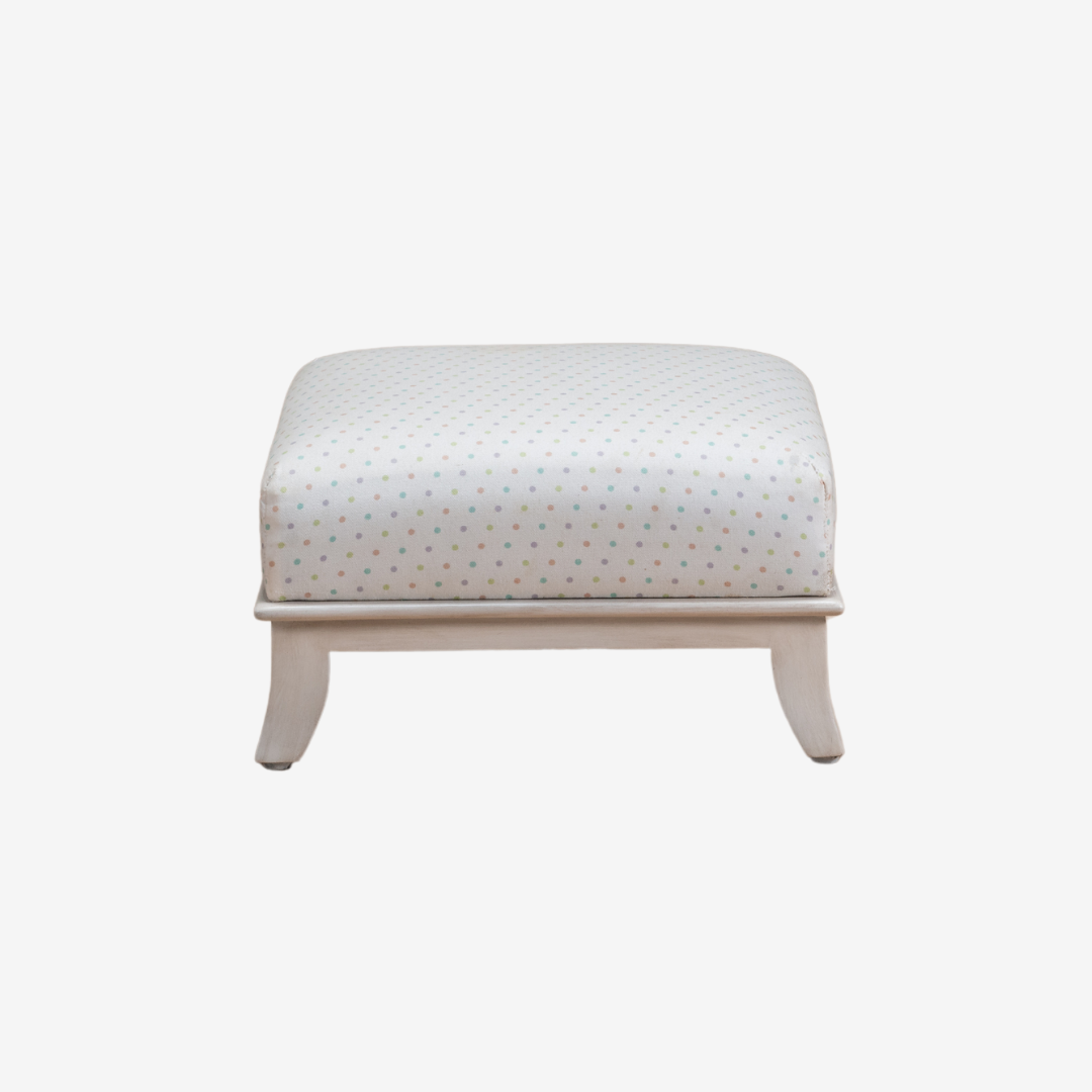 Accent Foot Stool | Gemalina, Antique White