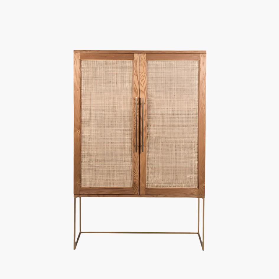 Maxwell Bar Cabinet with Matting