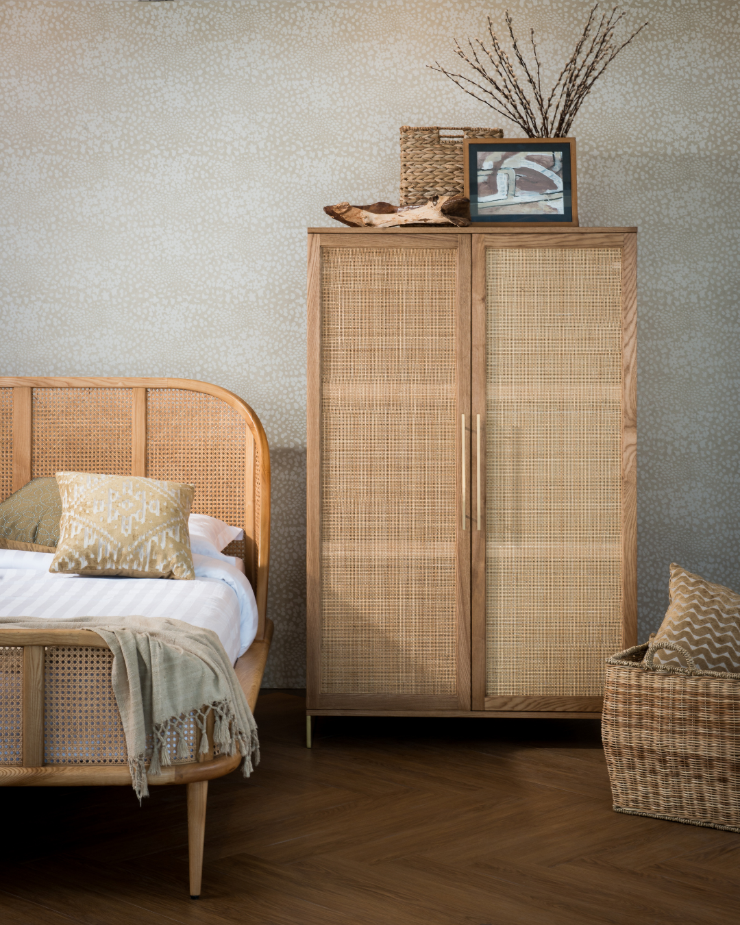 Maxwell Armoire with Matting